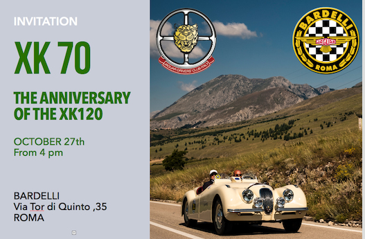 Buon compleanno Jaguar XK 120