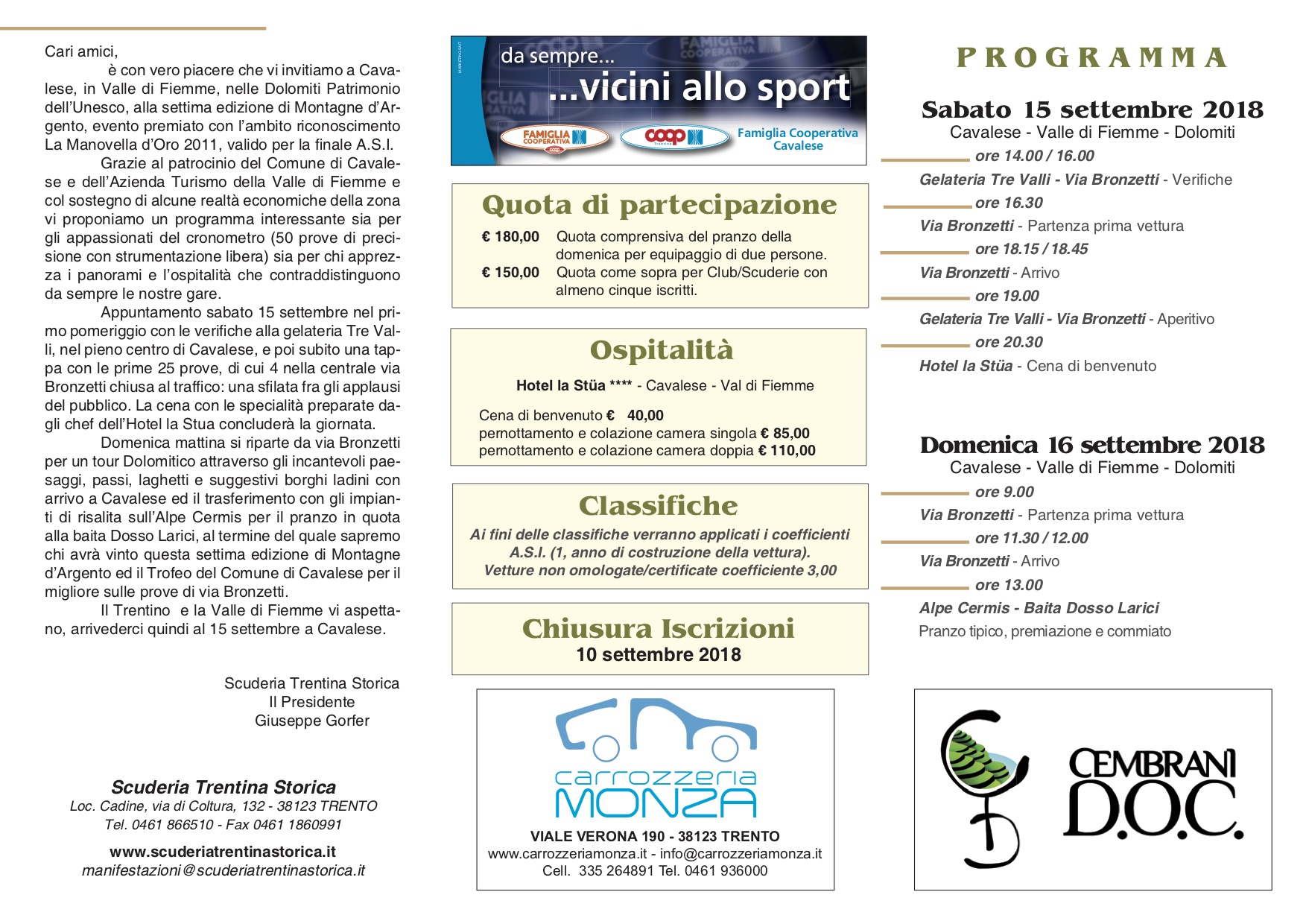 Montagne d’Argento 2018