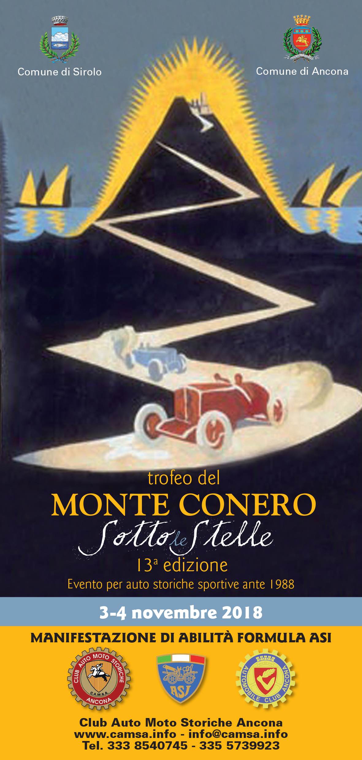 Due giorni di motorismo storico, torna il Trofeo Monte Conero