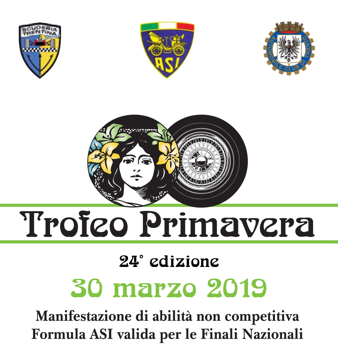 Il 30 Marzo 2019 andrà in scena il 24° Trofeo Primavera organizzato dalla Scuderia Trentina Storica