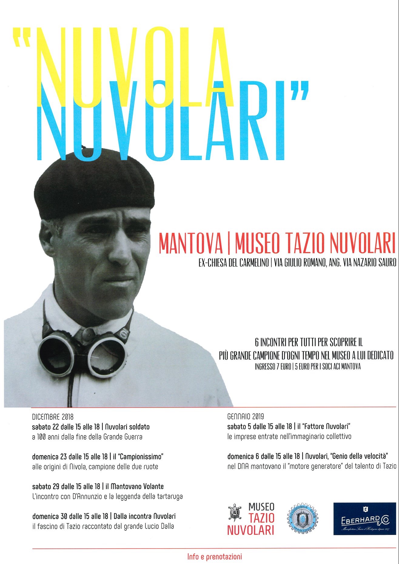 “Nuvola Nuvolari”, la vita del Mantovano Volante presentata al Museo Tazio Nuvolari