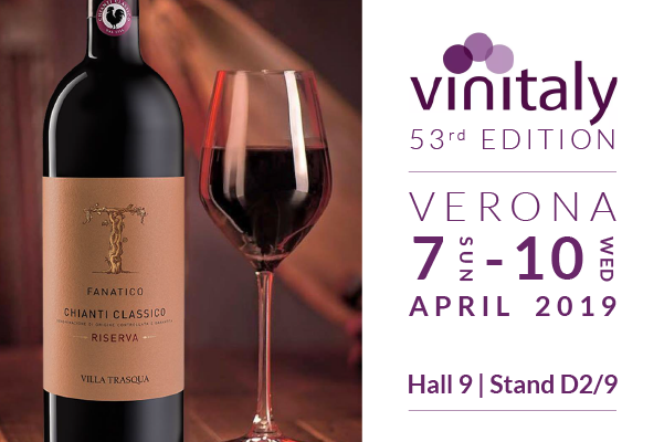 Villa Trasqua partecipa al Vinitaly 2019