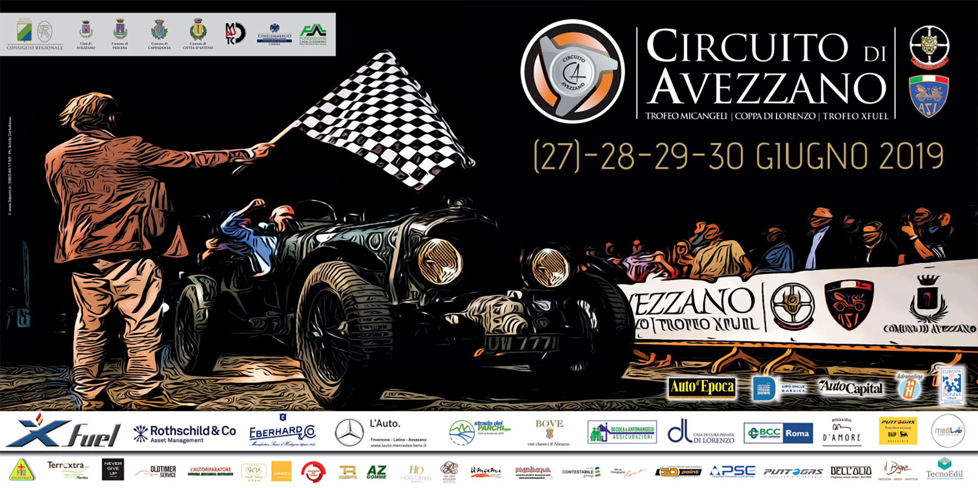 CIRCUITO DI AVEZZANO 2019…. 100 EQUIPAGGI AL VIA!!!