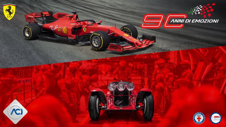 Parata di stelle a Milano per i 90 anni del GP Italia e della Scuderia Ferrari