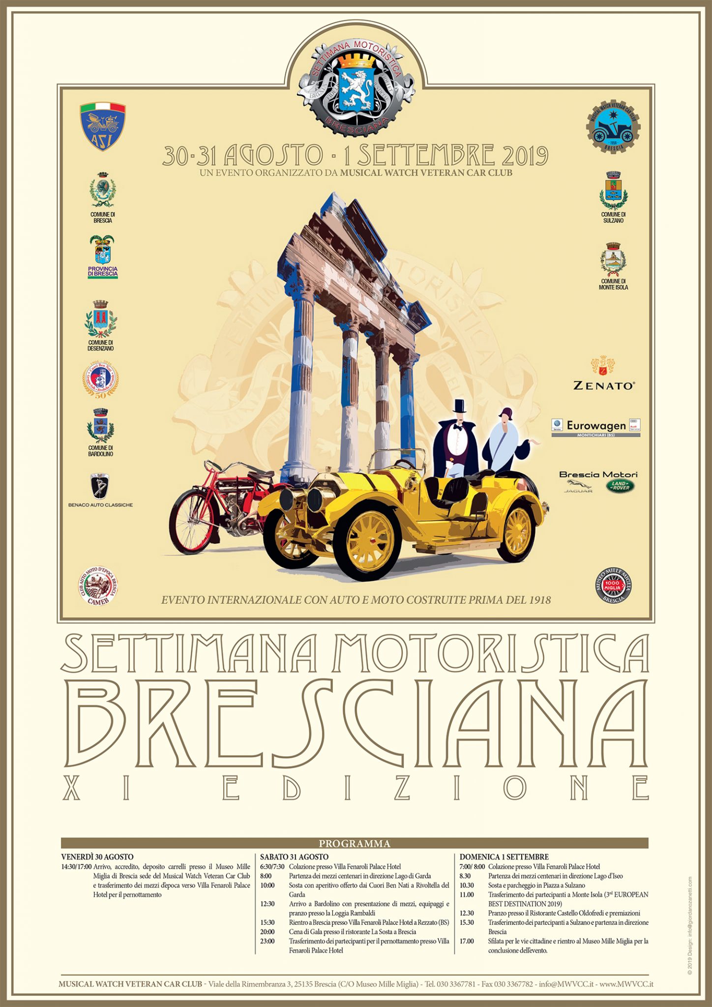 Tutto pronto per la Settimana Motoristica Bresciana 2019