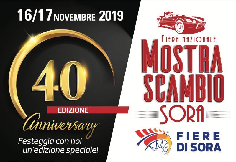 La Mostra Scambio Auto e Moto d’Epoca di Sora compie 40 anni!!!!