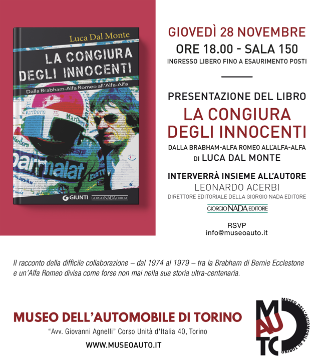 Giovedì 28 Novembre Il MAUTO presenta la Congiura degli Innocenti