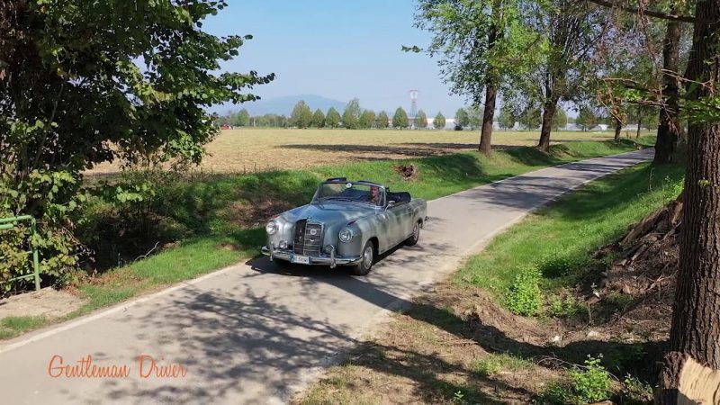 C.Luzzago e la Mercedes 220 S.Estratto dalla puntata n.°78 di Gentleman Driver TV