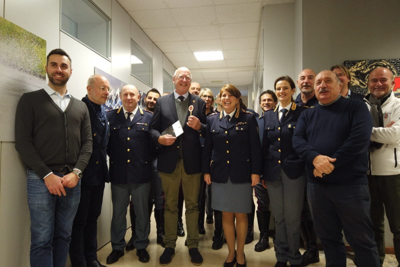 Villa Trasqua-1000 Miglia: oggi a Brescia un grazie “speciale” alla polizia stradale