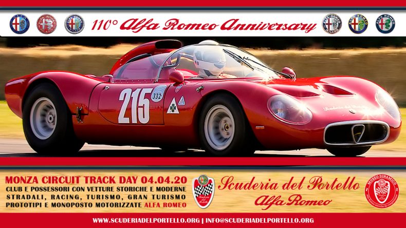 La Scuderia del Portello Alfa Romeo celebra il Biscione con l’evento 110° Alfa Romeo Anniversary!!!