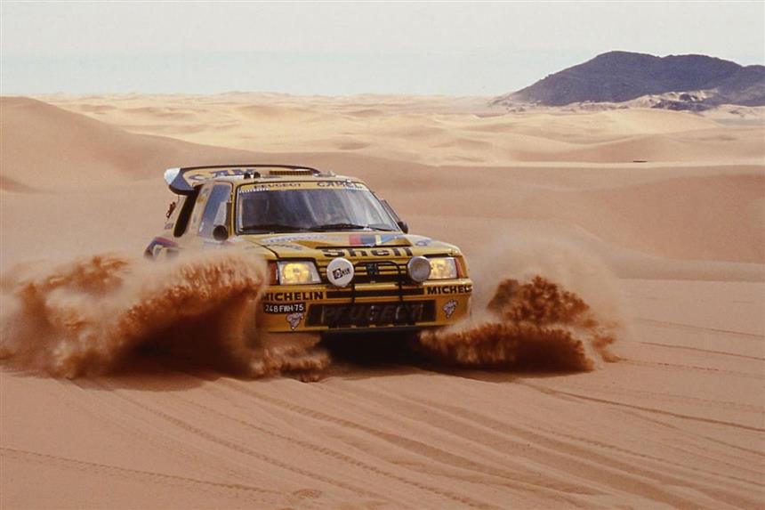 auto in gara alla parigi dakar