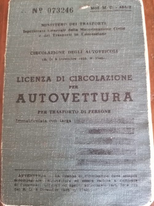 Veicoli storici: distruzione di libretti e certificati, ASI si oppone