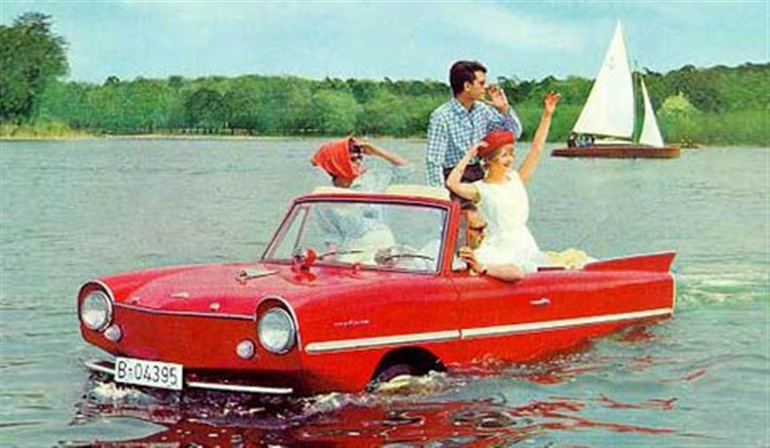 Pit Stop: Amphicar 770, l’anfibia con le pinne