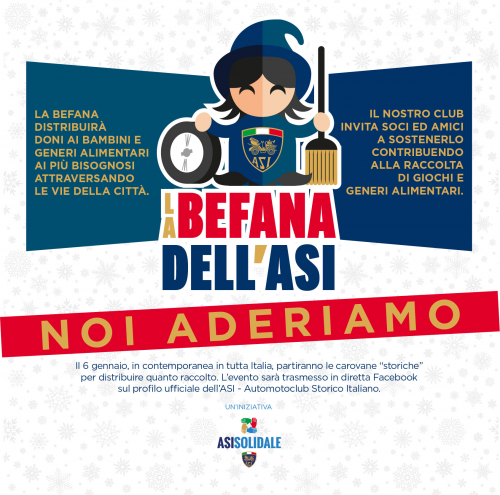 Bologna Autostoriche: “La Befana dell’ASI”, appuntamento il 10 gennaio.