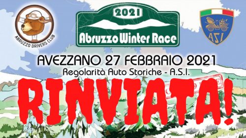Abruzzo Winter Race 2021 rinviata al 20 Marzo.