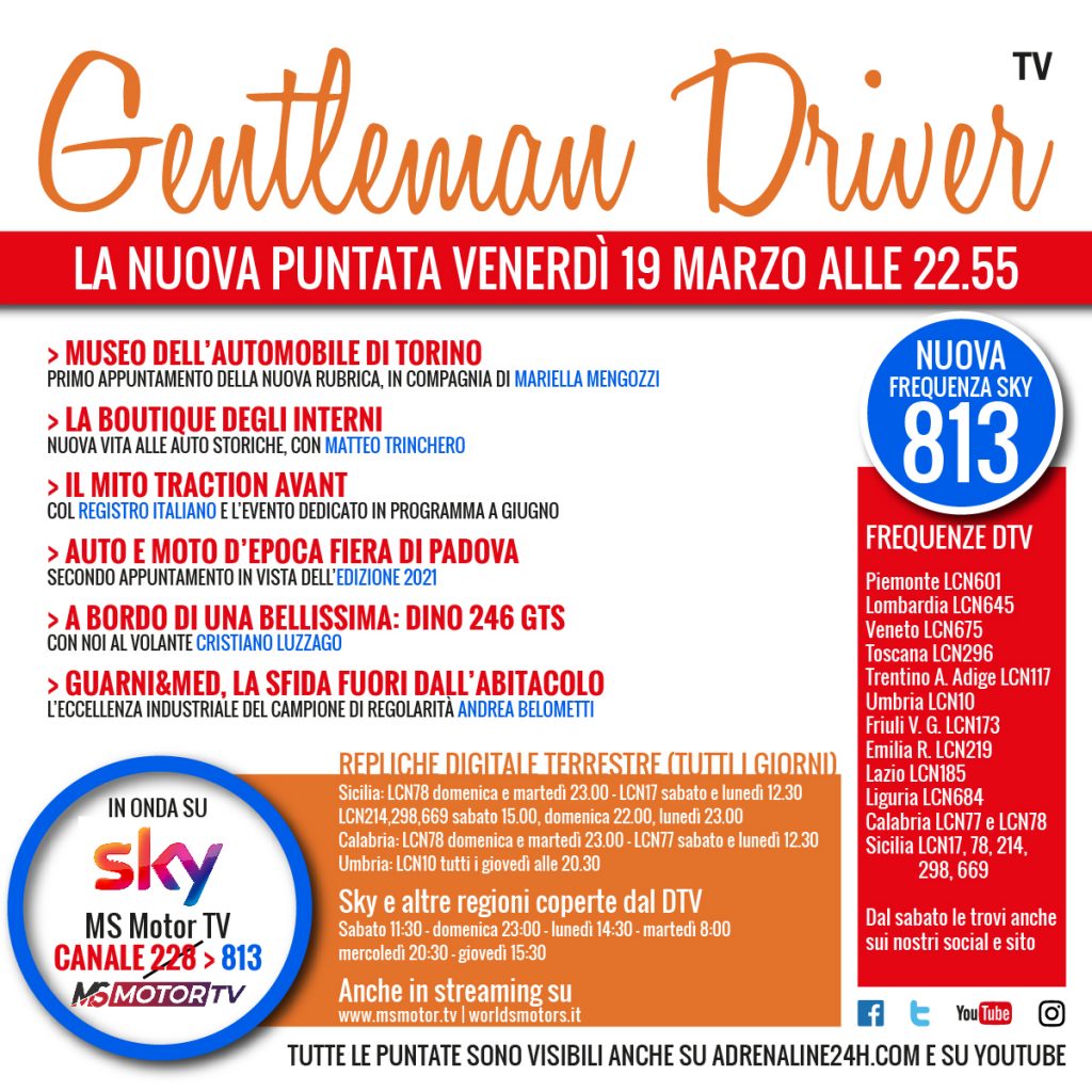 Locandina puntata Gentleman Driver