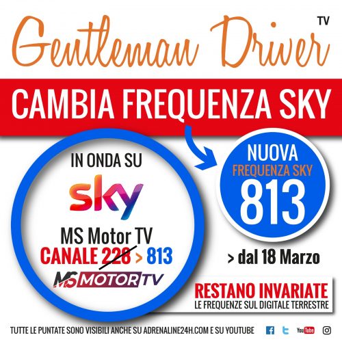 Locandina Gentleman Driver TV nuovo canale