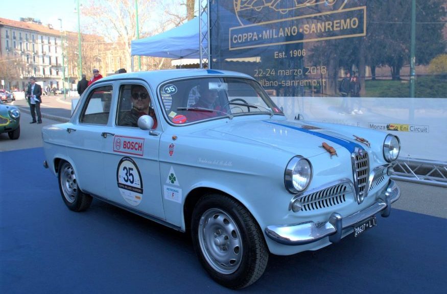Alfa Romeo Giulietta TI alla Coppa Milano Sanremo