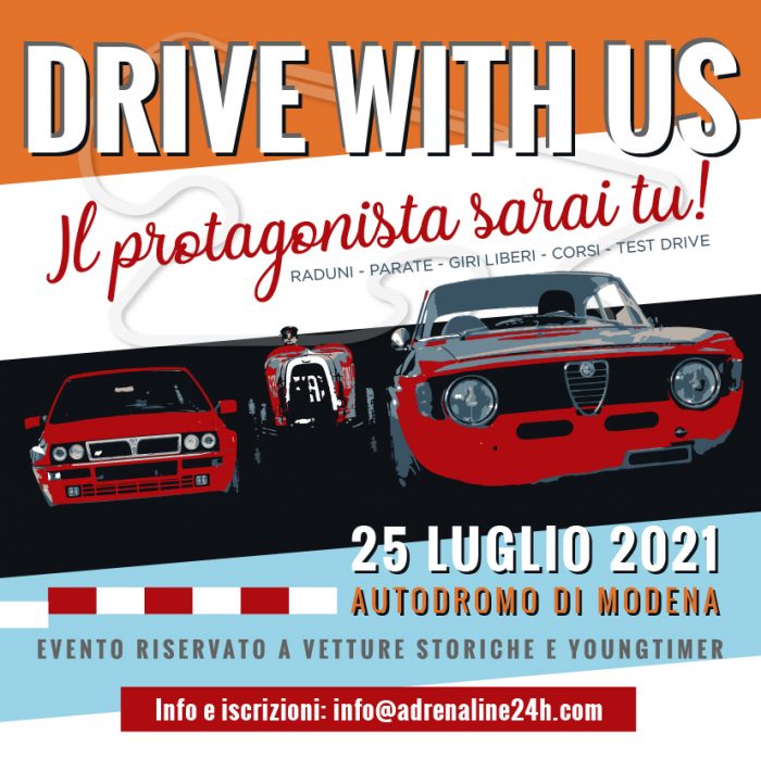 Drive With Us: protagonisti in pista con la vostra storica o youngtimer