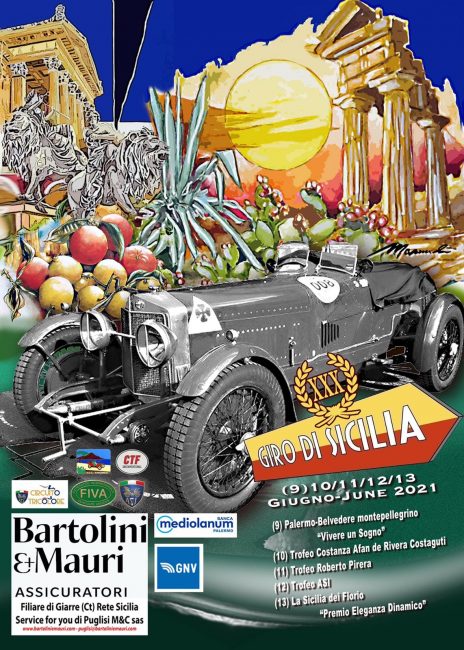 XXX Giro di Sicilia dal 10 al 13 Giugno 2021…oggi la presentazione!!!