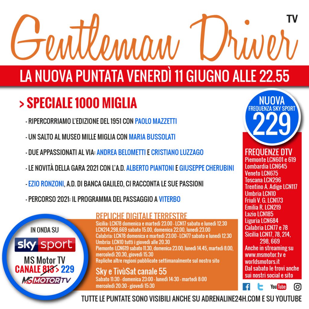 Gentleman Driver Speciale 1000 Miglia