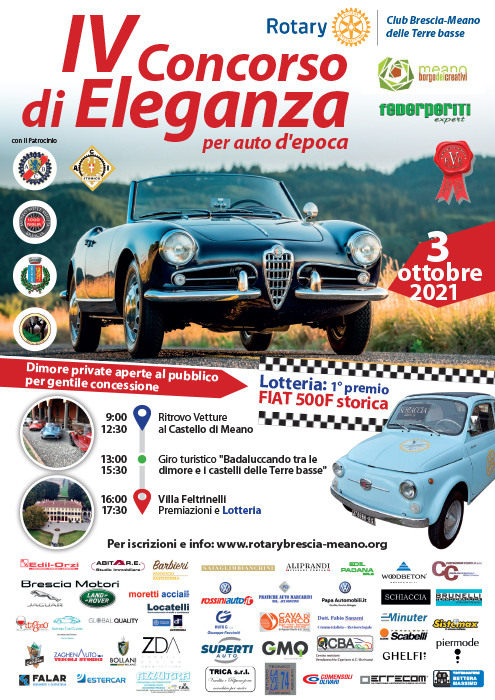 IV Concorso di Eleganza per auto d’epoca