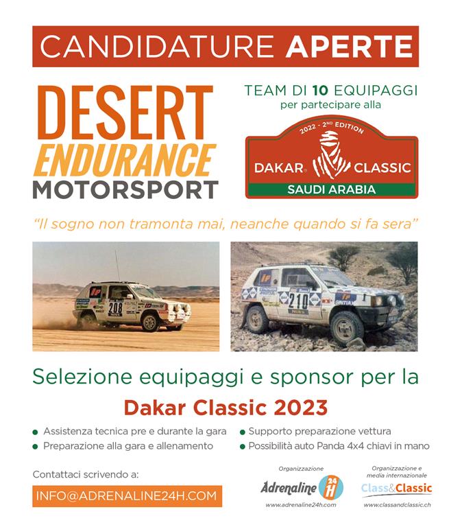 Selezioni Dakar Classic 2023