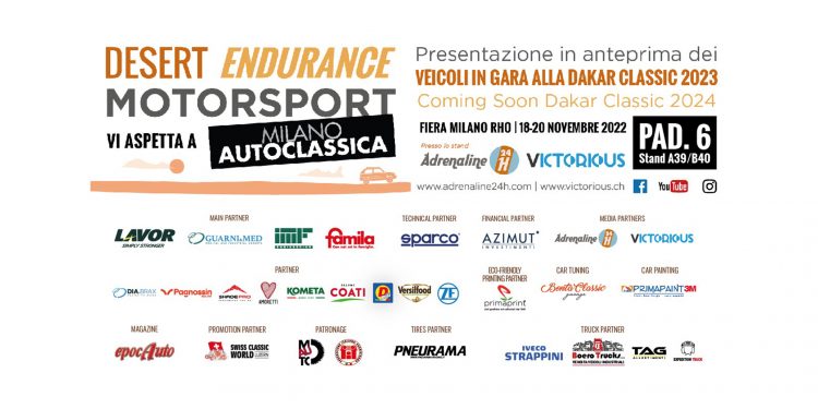Invito Desert Endurance Motorsport Milano Autoclassica