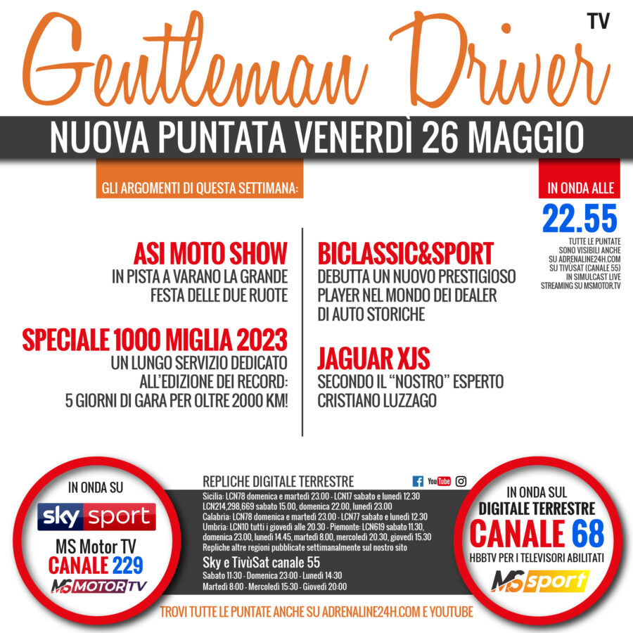 Gentleman Driver nuova puntata